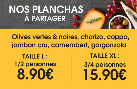Nos planchas à partager